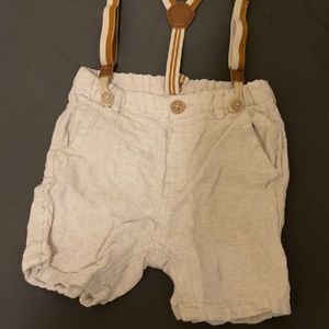 Zara Baby Shorts with Overalls Size 3-4